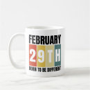 Search for leap year birthday mugs Leapling