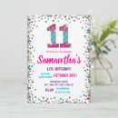Recherche de de 11 ans anniversaire invitations Paillettes