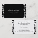 Recherche de perl cartes visite Noir