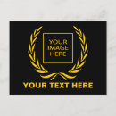 Search for customizeable birthday postcards Gold