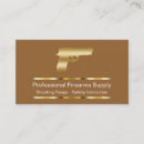 Search for pistol business cards Security