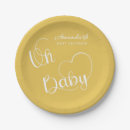 Search for mustard paper plates Baby shower