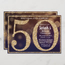 Search for milestone 50th birthday invitations Glitter