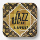 Search for music paper plates Gold