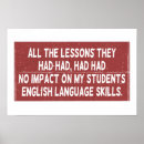 Search for reading teacher posters English