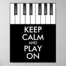 Search for keep calm and play posters Music