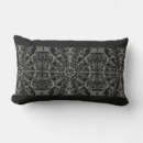 Recherche de maison gothique coussins Noir et blanc