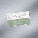 Search for feathered birds business cards Green