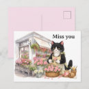 Search for missing you mom postcards Flower