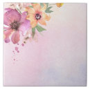 Recherche de fleur violette carreaux Floral