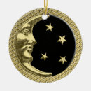 Search for gold star ornaments Black and gold