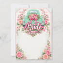 Search for blank floral invitations Pink