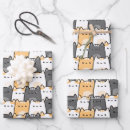 Recherche de chat gris papier cadeau Tendance