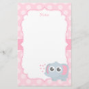 Search for elephant stationery paper Pink