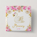 Search for glitter square buttons Pink and gold