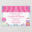 Search for sweets and treats birthday invitations Girls