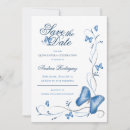 Search for butterfly save the dates Glitter