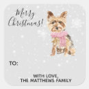 Recherche de yorkie autocollants Vacances