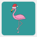 Search for tropical christmas stickers Flamingo