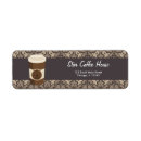 Search for cafe return address labels Coffee