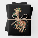 Search for giraffe christmas wrapping paper Xmas