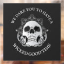 Search for gothic window decals Skull