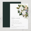 Search for floral bouquet bridal shower invitations Botanical