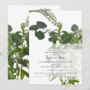 Search for greenery bachelorette party invitations White
