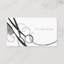 Search for hairstyles business cards Girl