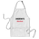 Search for black white red aprons Typography