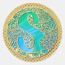 Search for turquoise flowers stickers Gold