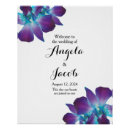 Recherche de paon mariage posters Turquoise