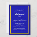 Recherche de bleu royal et or invitations Toute personne