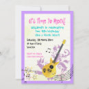 Search for electric guitar birthday invitations Rock