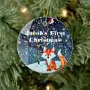 Search for baby fox ornaments Watercolor