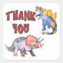 Search for baby shower dinosaur stickers Tyrannosaurus