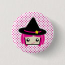 Recherche de halloween badges pins Sorcière
