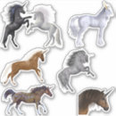 Recherche de joli cheval autocollants Licorne