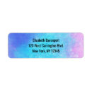 Search for lavender design return address labels Watercolor