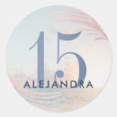 Search for teal sweet sixteen stickers Quinceanera