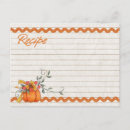 Search for fall recipe postcards Food