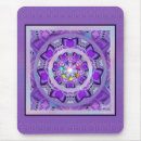 Recherche de mandala coloré tapis souris Brillant
