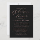 Search for rose gold rehearsal dinner invitations Minimalist