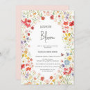 Search for love in bloom invitations Wildflowers
