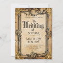 Search for medieval wedding invitations Gold