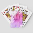Search for hand painted playing cards Blue