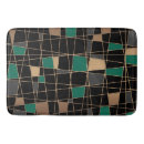Search for brown and turquoise bath mats Geometric
