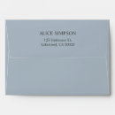 Recherche de dusty blue envelopes Moderne