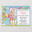 Search for bird 1st birthday invitations Kids birthday party