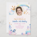 Search for unicorn 5th birthday invitations Fairytale